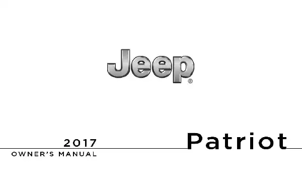 Jeep Patriot 2017 MY. Owner&#39;s Manual