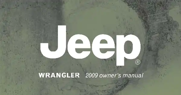 Jeep Wrangler Unlimited 2009 MY. Owner's Manual