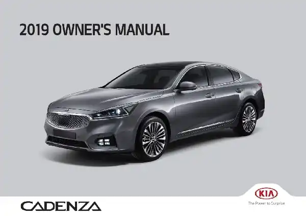 KIA Cadenza 2019 MY. Owner&#39;s Manual
