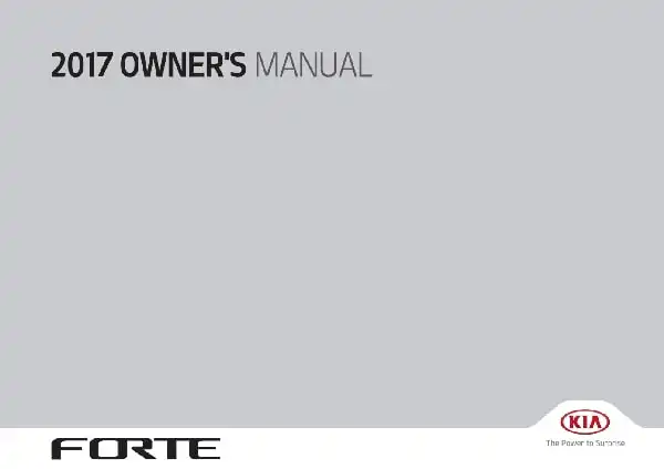 KIA Forte 2017 MY. Owner&#39;s Manual
