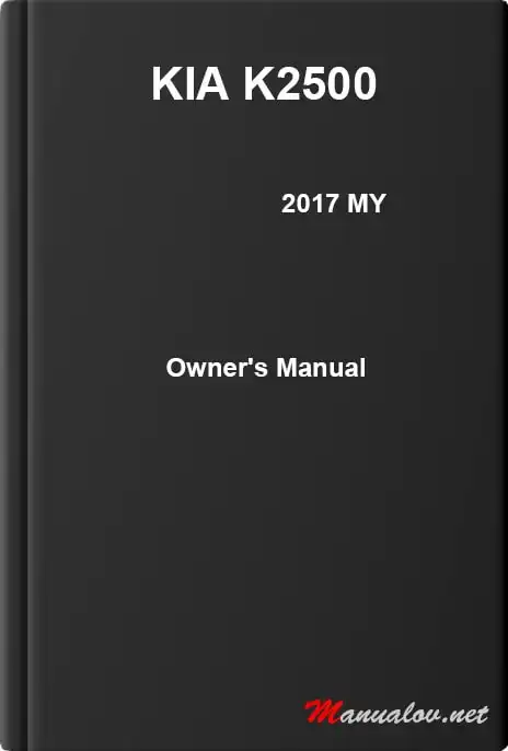 KIA K2500 2017 MY. Owner&#39;s Manual