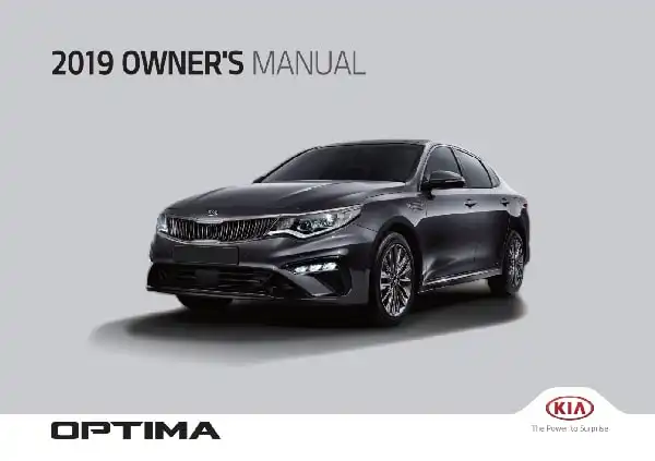 KIA Optima 2019 MY. Owner&#39;s Manual