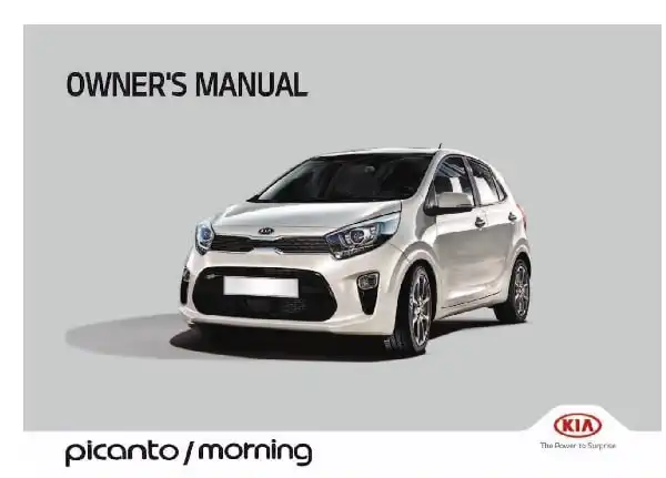 KIA Picanto 2018 MY. Owner&#39;s Manual