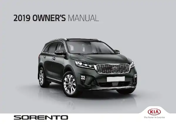 KIA Sorento 2019 MY. Owner&#39;s Manual