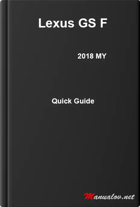 Lexus GS F 2018 MY. Quick Guide