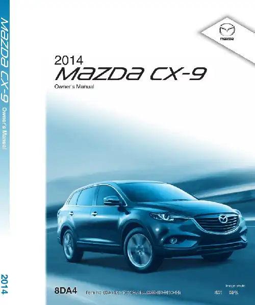Mazda CX-9 2014 MY. Owner&#39;s Manual
