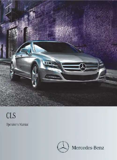 Mercedes-Benz CLS-Class Coupe 2014 року. Owner&#39;s Manual