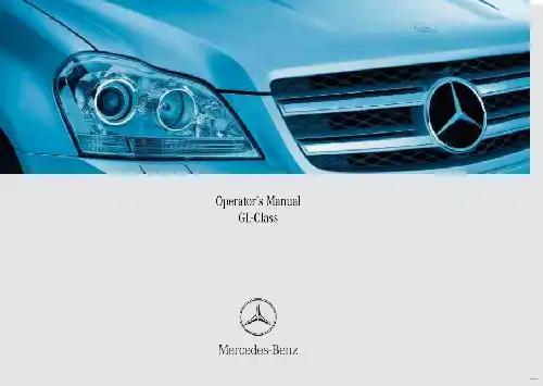Mercedes-бенз GL-Class 2007 MY. Owner&#39;s Manual
