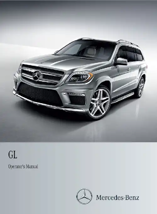 Mercedes-бенз GL-Class 2014 MY. Owner&#39;s Manual