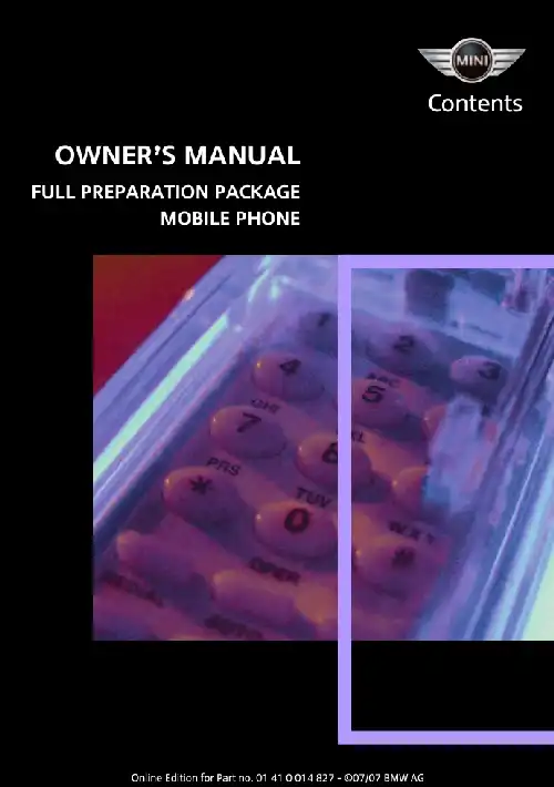 Mini Phone Pairing with Nav System
