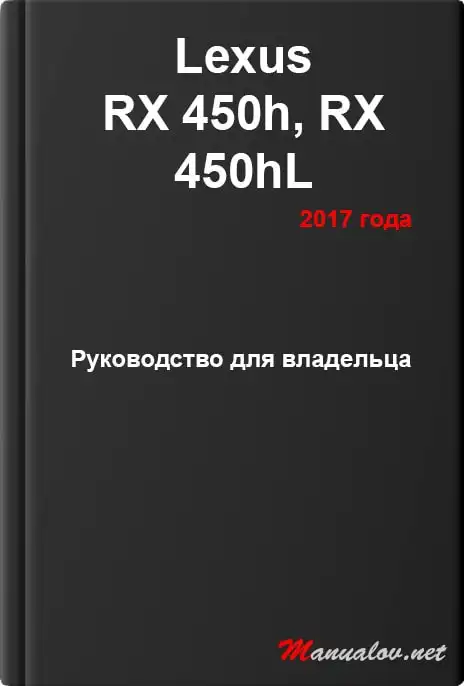 Lexus RX 450h, RX 450hL 2017 року. Керівництво для власника