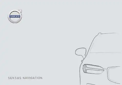 Volvo S60 2021 року. Керівництво з експлуатації Sensus Navigation