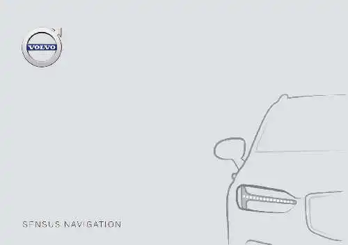 Volvo S90 2021 року. Керівництво з експлуатації Sensus Navigation
