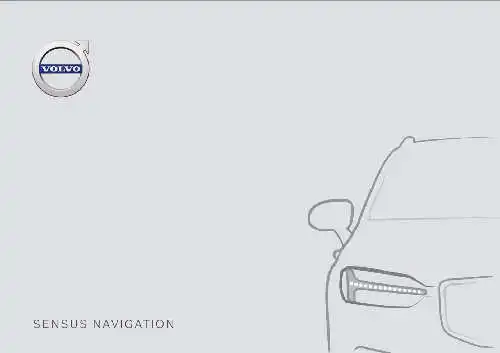 Volvo S90 Recharge Plug-in Hybrid 2021 року. Керівництво з експлуатації Sensus Navigation