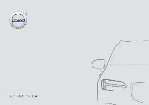 Volvo V60 2021 року. Керівництво з експлуатації Volvo on Call (VOC)