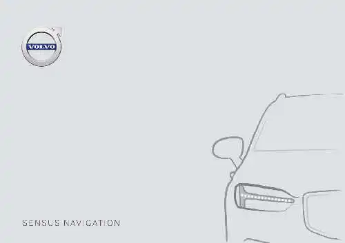 Volvo V90 Cross Country 2021 року. Керівництво з експлуатації Sensus Navigation