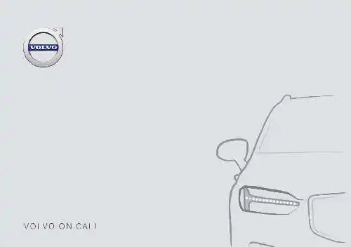 Volvo V90 Cross Country 2021 року. Керівництво з експлуатації Volvo on Call (VOC)