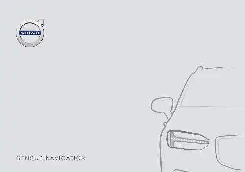 Volvo V90 Recharge Plug-in Hybrid 2021 року. Керівництво з експлуатації Sensus Navigation