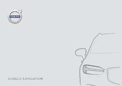 Volvo XC40 2021 року. Керівництво з експлуатації Sensus Navigation