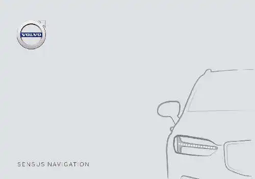 Volvo XC40 Recharge Plug-in Hybrid 2021 року. Керівництво з експлуатації Sensus Navigation