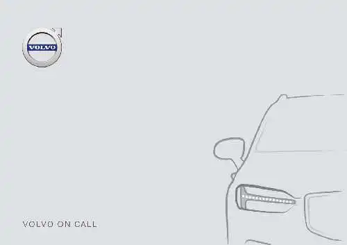 Volvo XC90 2021 року. Керівництво з експлуатації Volvo on Call (VOC)