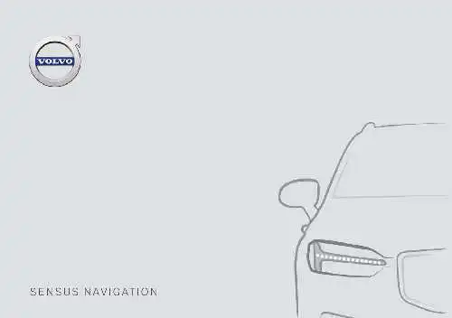 Volvo XC90 Recharge Plug-in Hybrid 2021 року. Керівництво з експлуатації Sensus Navigation