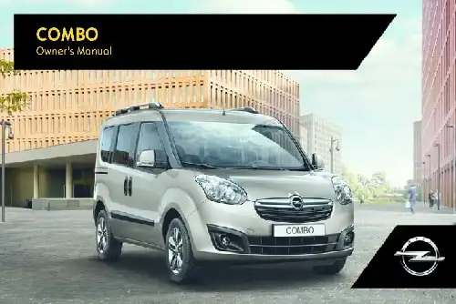 Opel Combo 2018 MY. Owner&#39;s Manual