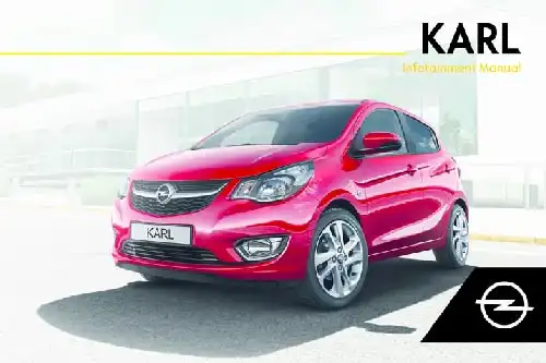 Opel KARL 2018 MY. Infotainment Manual