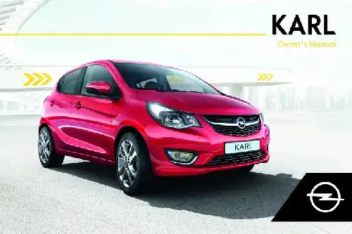 Opel KARL 2019 MY. Owner&#39;s Manual