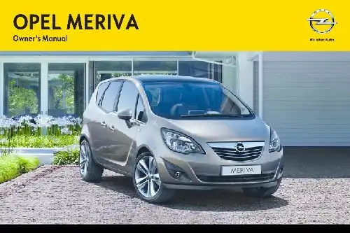 Opel Meriva 2013 MY. Owner&#39;s Manual