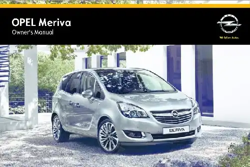 Opel Meriva 2014 MY. Owner&#39;s Manual