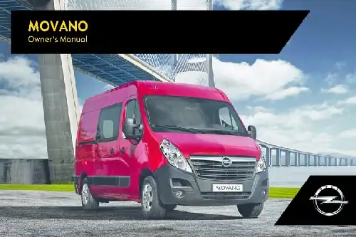 Opel Movano 2017 MY. Owner&#39;s Manual