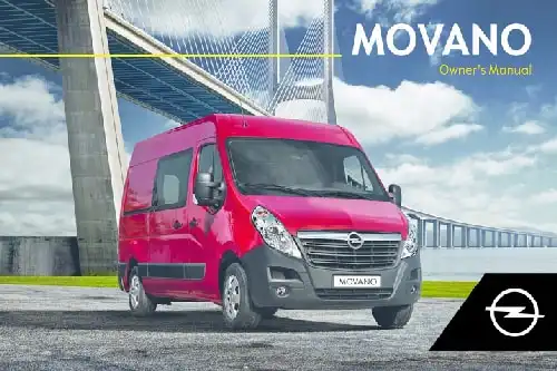 Opel Movano 2019 MY. Owner&#39;s Manual