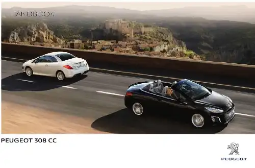 Peugeot 308 CC. Handbook