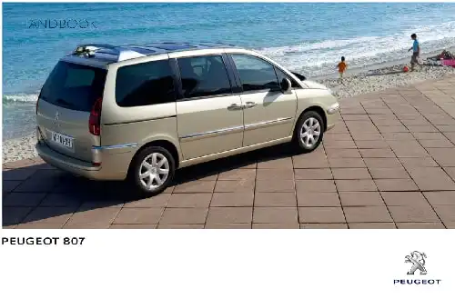Peugeot 807. Handbook