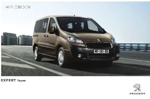 Peugeot Expert Tepee. Handbook