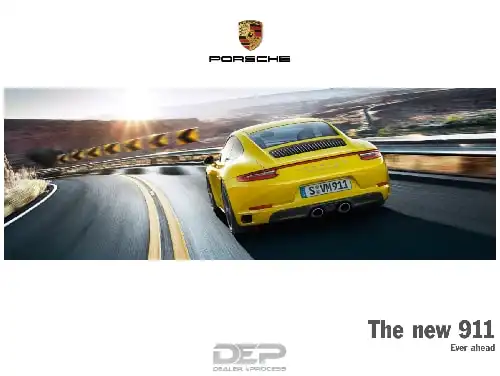 Porsche 911 2017 MY. Owner&#39;s Manual