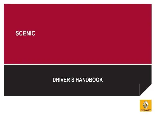 Renault Grand Scenic 2015 MY. Driver&#39;s Handbook