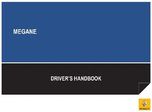 Renault Megane RS 2012 MY. Driver&#39;s Handbook