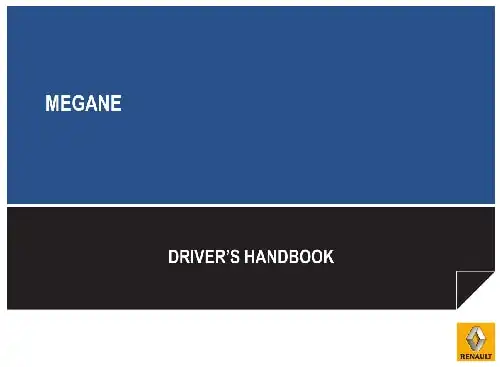 Renault Megane Sport Tourer 2015 MY. Driver&#39;s Handbook