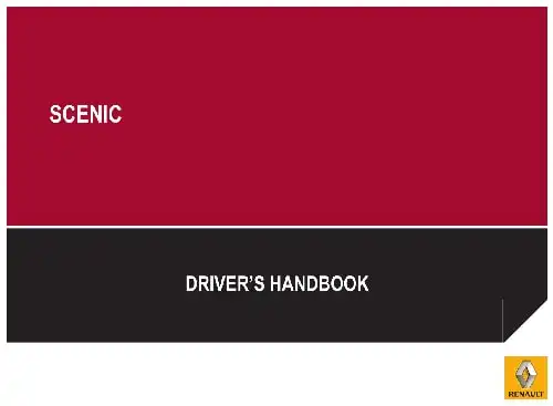 Renault Scenic 2015 MY. Driver&#39;s Handbook