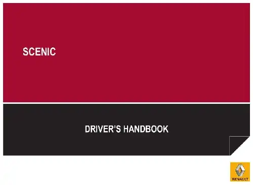 Renault Scenic 2016 MY. Driver&#39;s Handbook