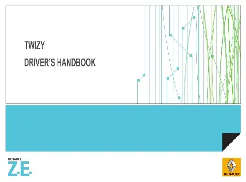 Renault Twizy 2012 MY. Driver&#39;s Handbook