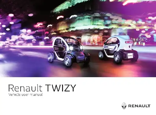 Renault Twizy 2018 MY. Driver&#39;s Handbook