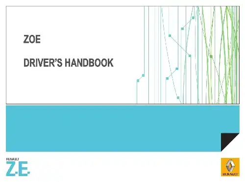 Renault Zoe 2014 MY. Driver&#39;s Handbook