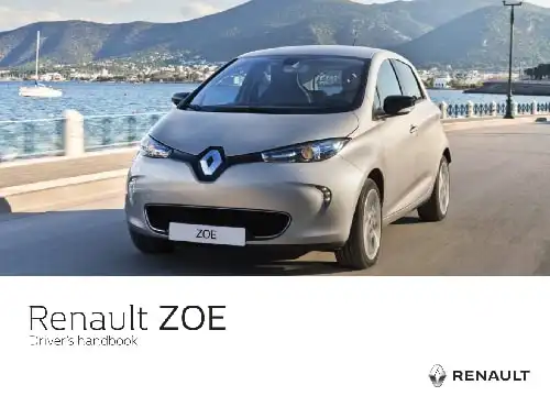 Renault Zoe 2017 MY. Driver&#39;s Handbook
