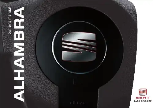 Seat Alhambra 2006 MY. Owner&#39;s Manual