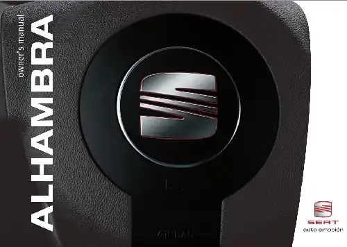 Seat Alhambra 2007 MY. Owner&#39;s Manual