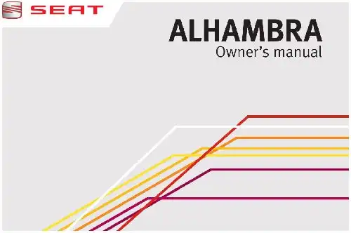 Seat Alhambra 2012 MY. Owner&#39;s Manual