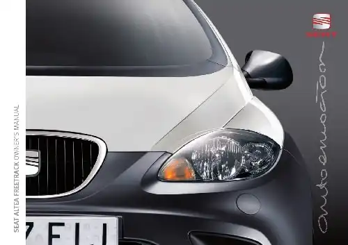Seat Altea Freetrack 2008 MY. Owner&#39;s Manual
